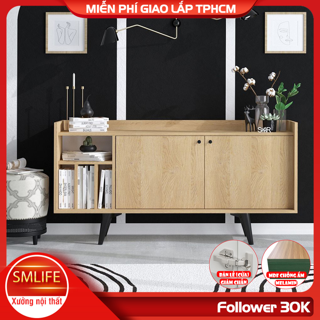 Bàn sảnh ra vào gỗ hiện đại SMLIFE Criuna