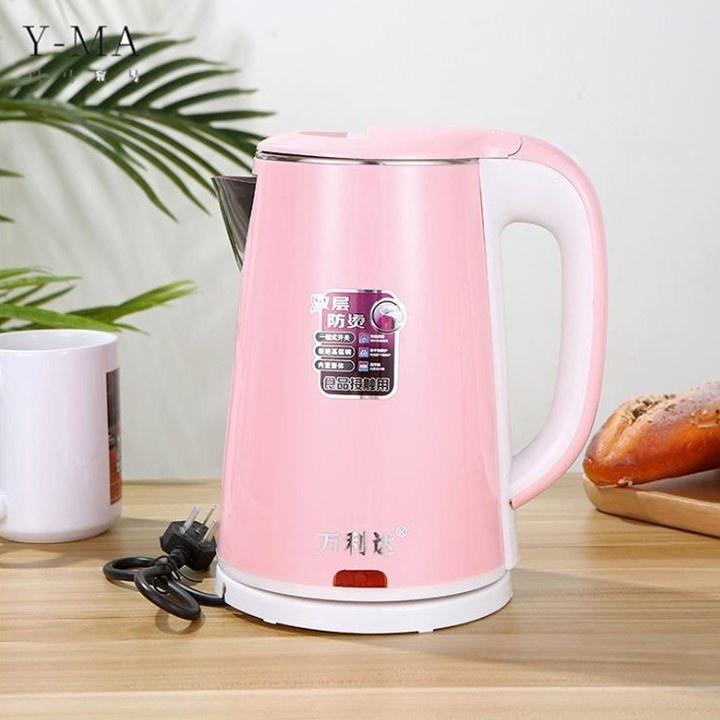 Ấm SiêuTốc Thái Jiplai 2,5l Inox Gồm 2 Lớp Đun Sôi Cực Nhanh, Tiết Kiệm Điện Năng, An Toàn Khi Sử Dụng