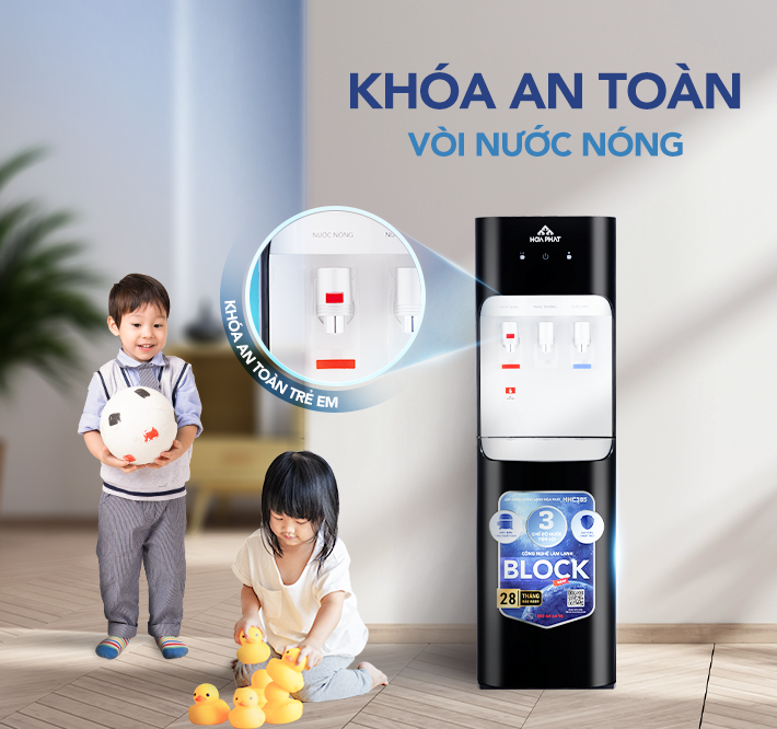 Cây nước nóng lạnh hút bình Hòa Phát HHC385 - Bảo hành 28 tháng - Hàng chính hãng