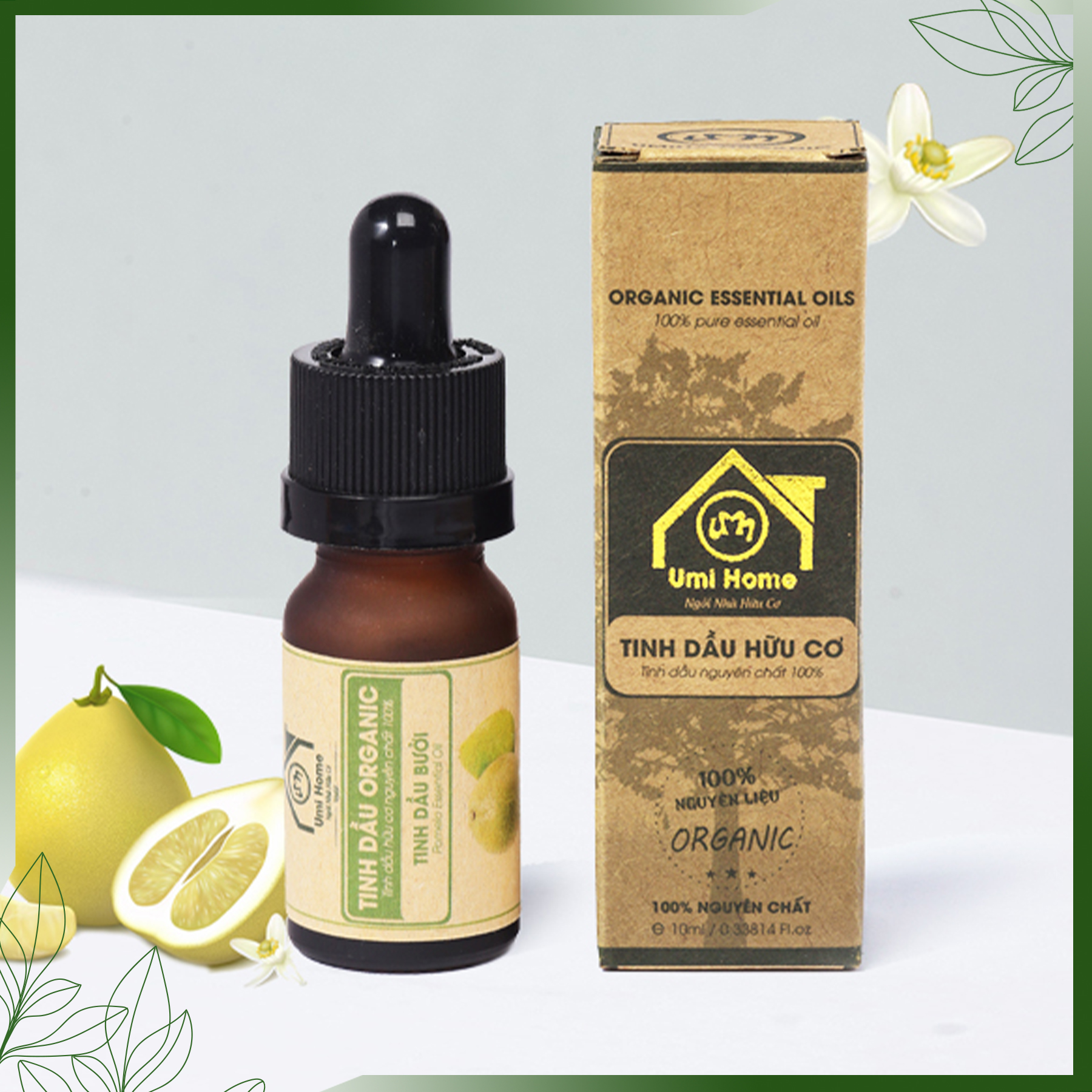 Tinh Dầu Bưởi Nguyên Chất (10ml) UMIHOME -  Grapefruit essential oil