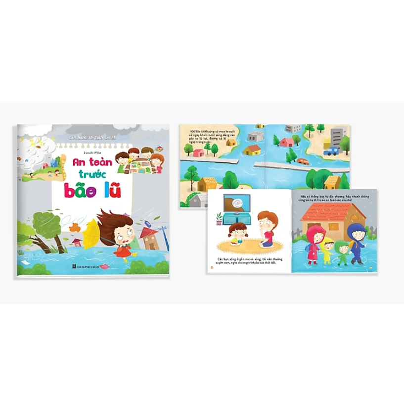 Bộ Sách Cẩm Nang An Toàn Dành Cho Bé Từ 3 - 12 Tuổi