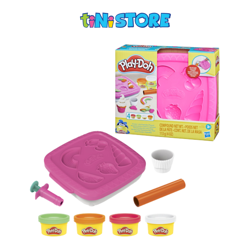 Bộ đồ chơi đất nặn kèm khuôn bánh Cupcakes Play-Doh