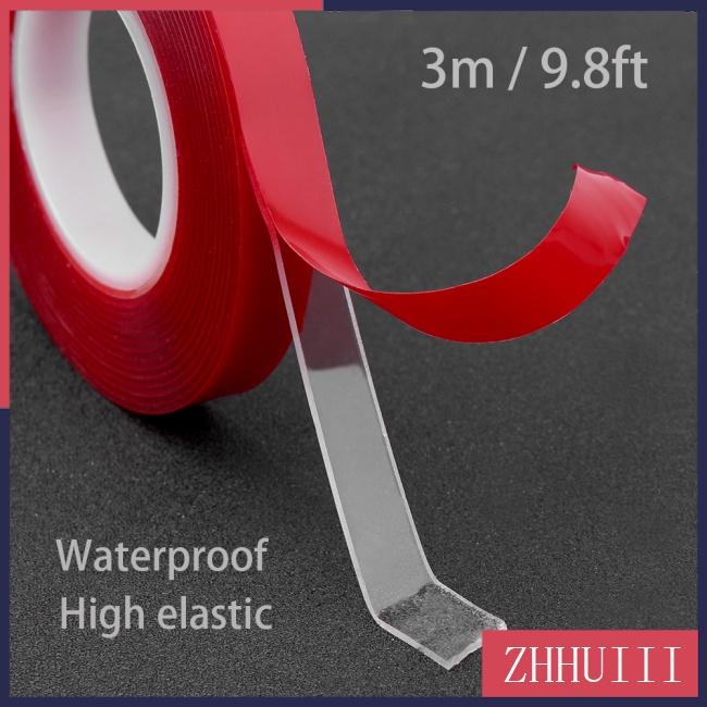 JT 300cm Transparent Silicone Double Sided Adhesive Tape for High Strength Car No Fingerprints Sticker