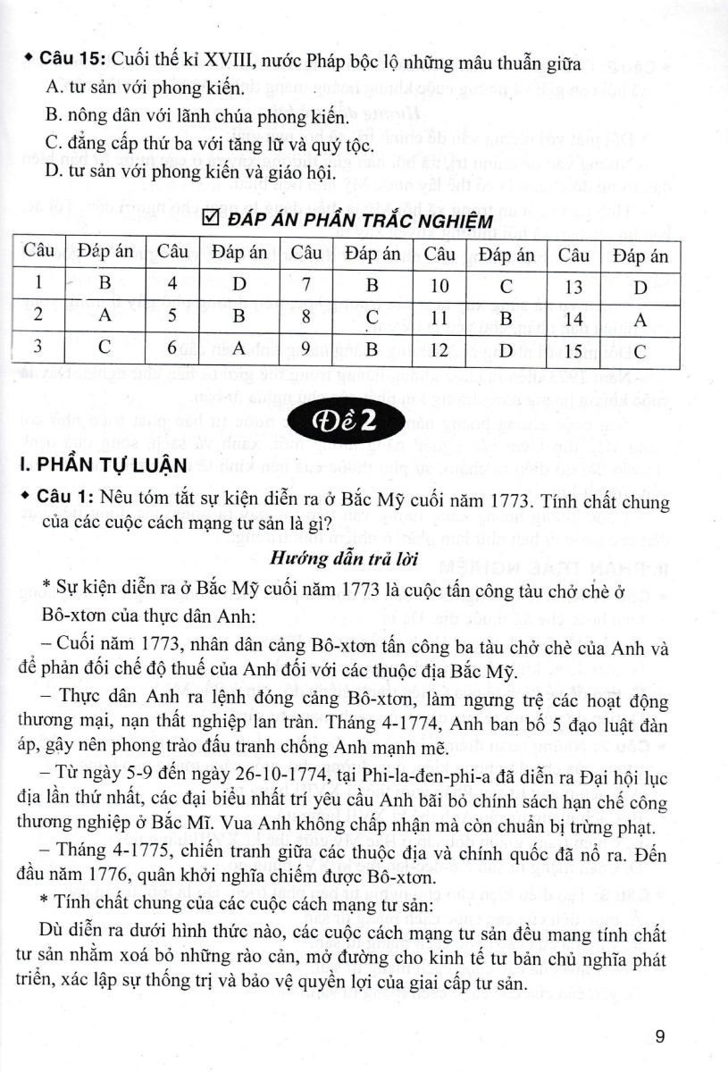 Bộ Đề Kiểm Tra Trắc Nghiệm Và Tự Luận Lịch Sử 11 (Dùng Chung Cho Các Bộ SGK Hiện Hành) _HA