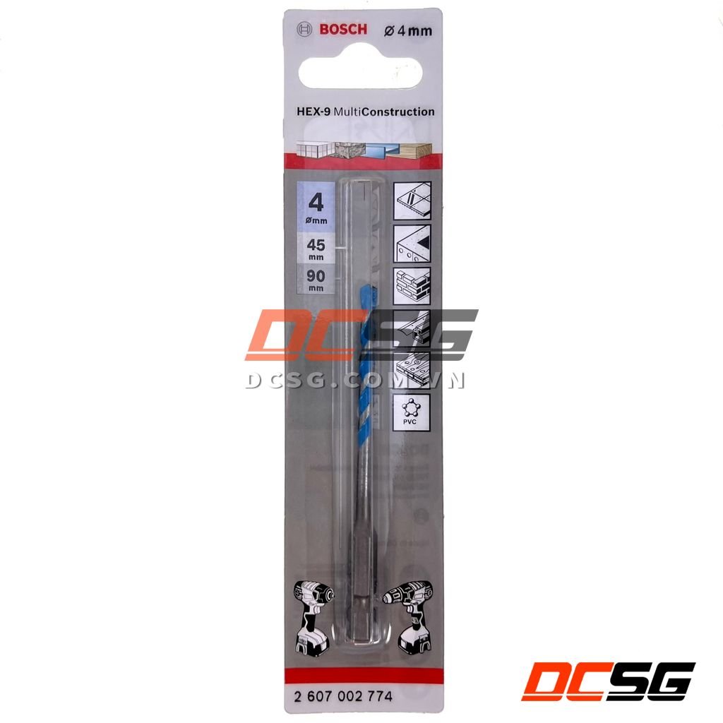 Mũi khoan đa năng chuôi lục giác HEX-9 MultiConstruction BOSCH