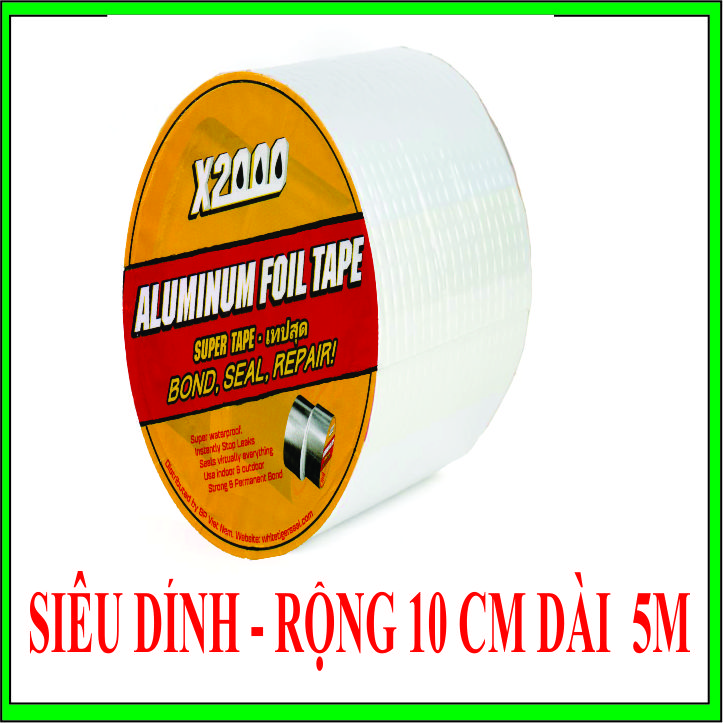 Băng keo chống thấm x2000, dán bồn nước, chống dột mái tôn đa năng trên mọi vật liệu độ bền trên 10 năm