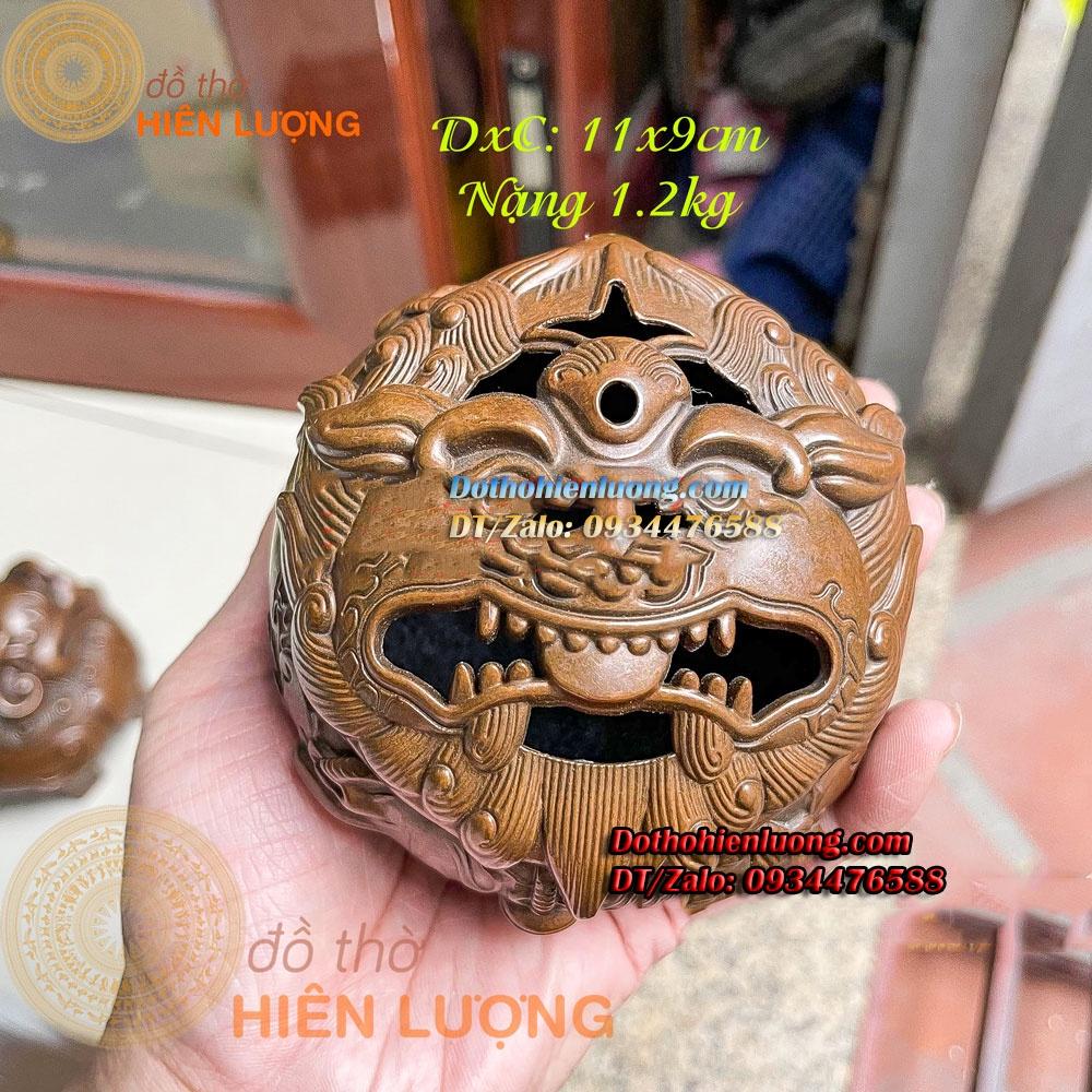 Lư Xông Trầm Nghê Bằng Đồng Các Mẫu Màu Xanh Đen Và Màu Nâu Có Hộp Đựng Đi Kèm Đẹp Tinh Xảo
