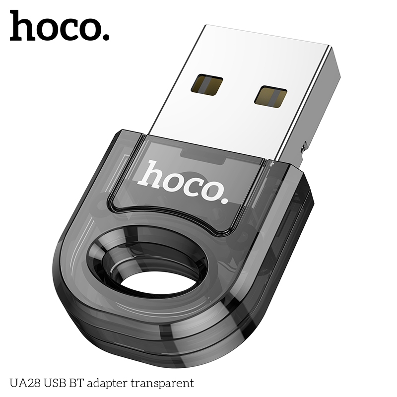 Usb bluetooth thiết bị tạo bluetooth cho máy tính Hoco UA28 bluetooth V5.1 _ Hàng chính hãng