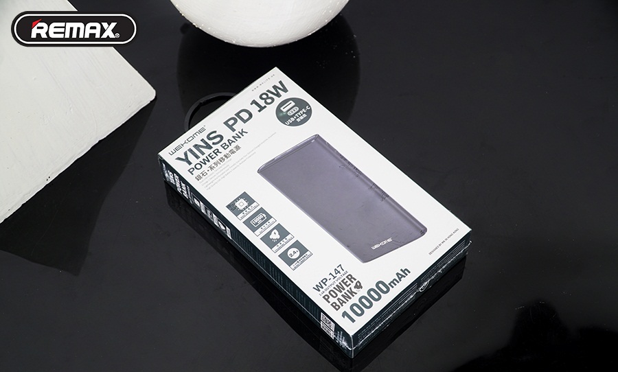 Sạc dự phòng sạc nhanh PD 18W 10000mAh WK WP-147 - Hàng chính hãng