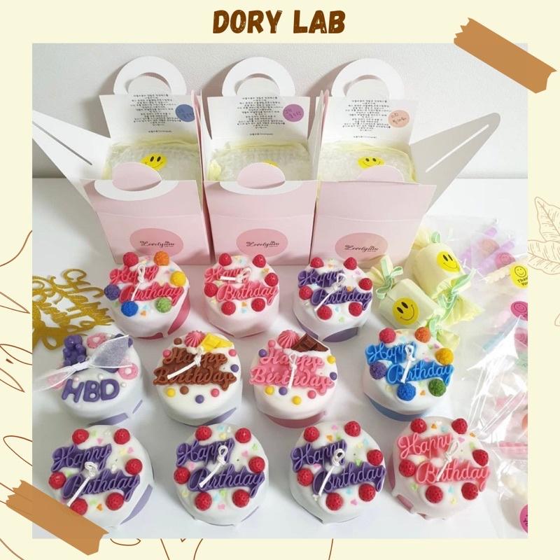 Nến Thơm HBPD Màu Sắc Handmade Tinh Dầu Thiên Nhiên, Quà Tặng Sinh Nhật - Dory Lab