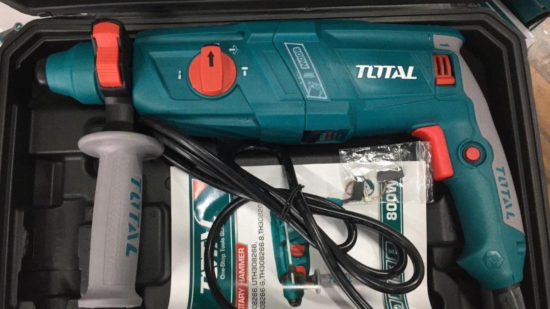 MÁY KHOAN ĐỤC 3 CHỨC NĂNG 26MM 800W TOTAL TH308266 - HÀNG CHÍNH HÃNG