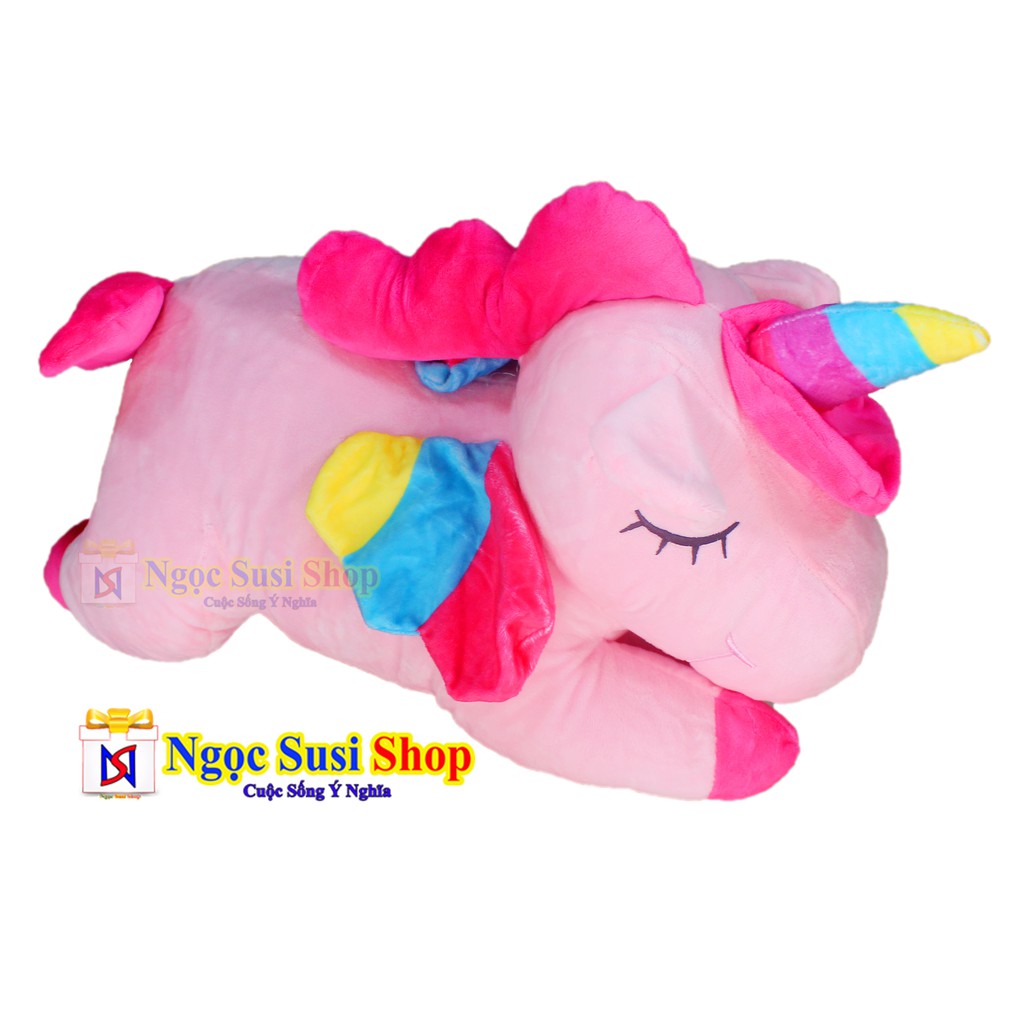 GẤU BÔNG NGỰA PONY NGỰA KỲ LÂN SIÊU MỊN ÔM NGỦ - THÚ BÔNG NGỰA PONY