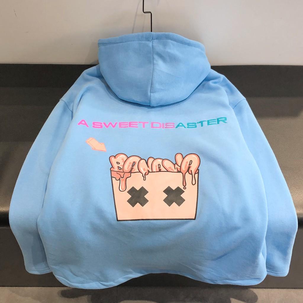 ÁO SALE RẺ VÔ ĐỊCH Áo Khoác Hoodie Nỉ Form Rộng BANAWA Ulzzang