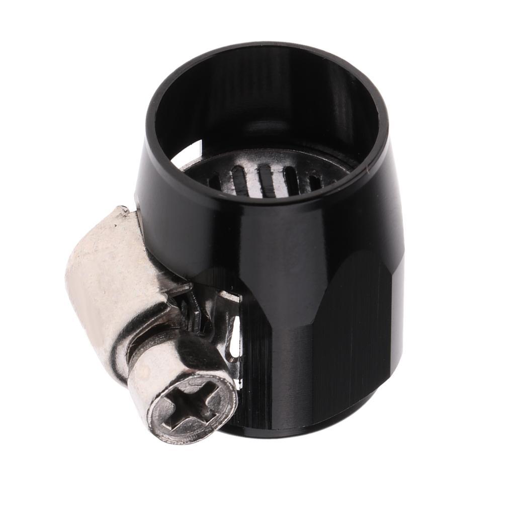 Replacement AN6 Hose End Finisher Aluminium Oil Water Pipe Clamp