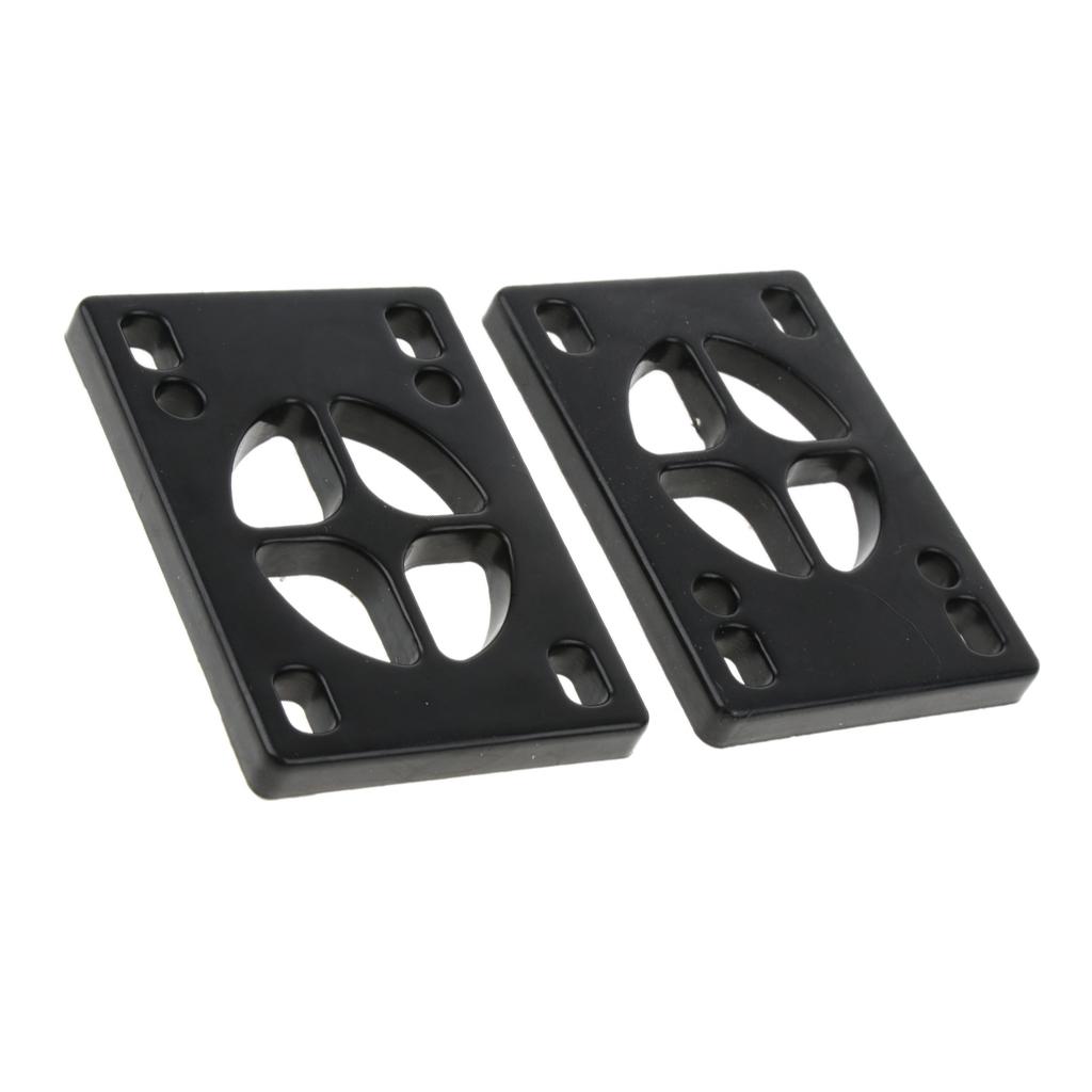 4pcs Skateboard Risers Shock Pad Longboard Shock-proof Mounting Hardware