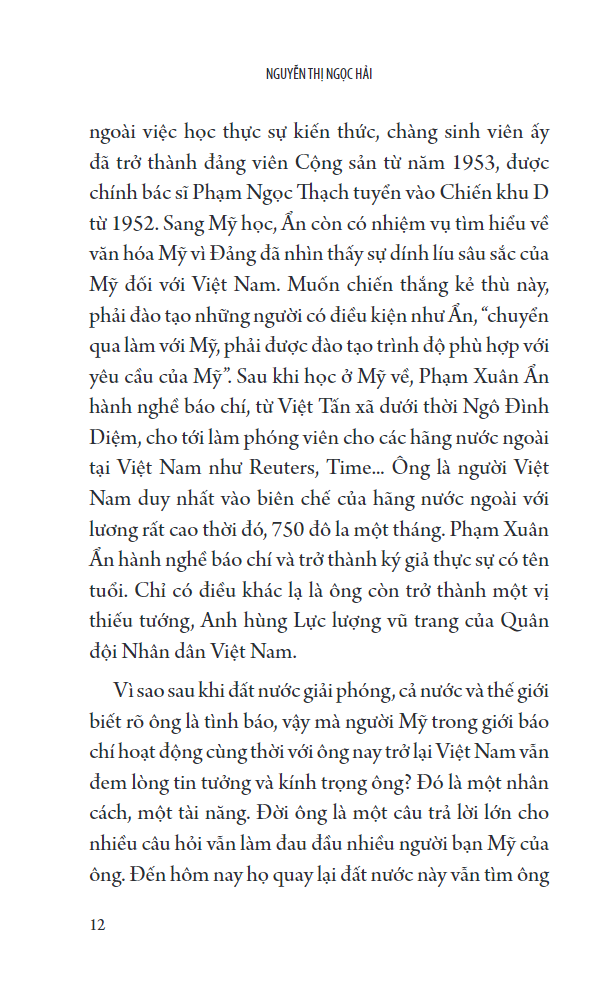 Sách - Phạm Xuân Ẩn - Tên Người Như Cuộc Đời