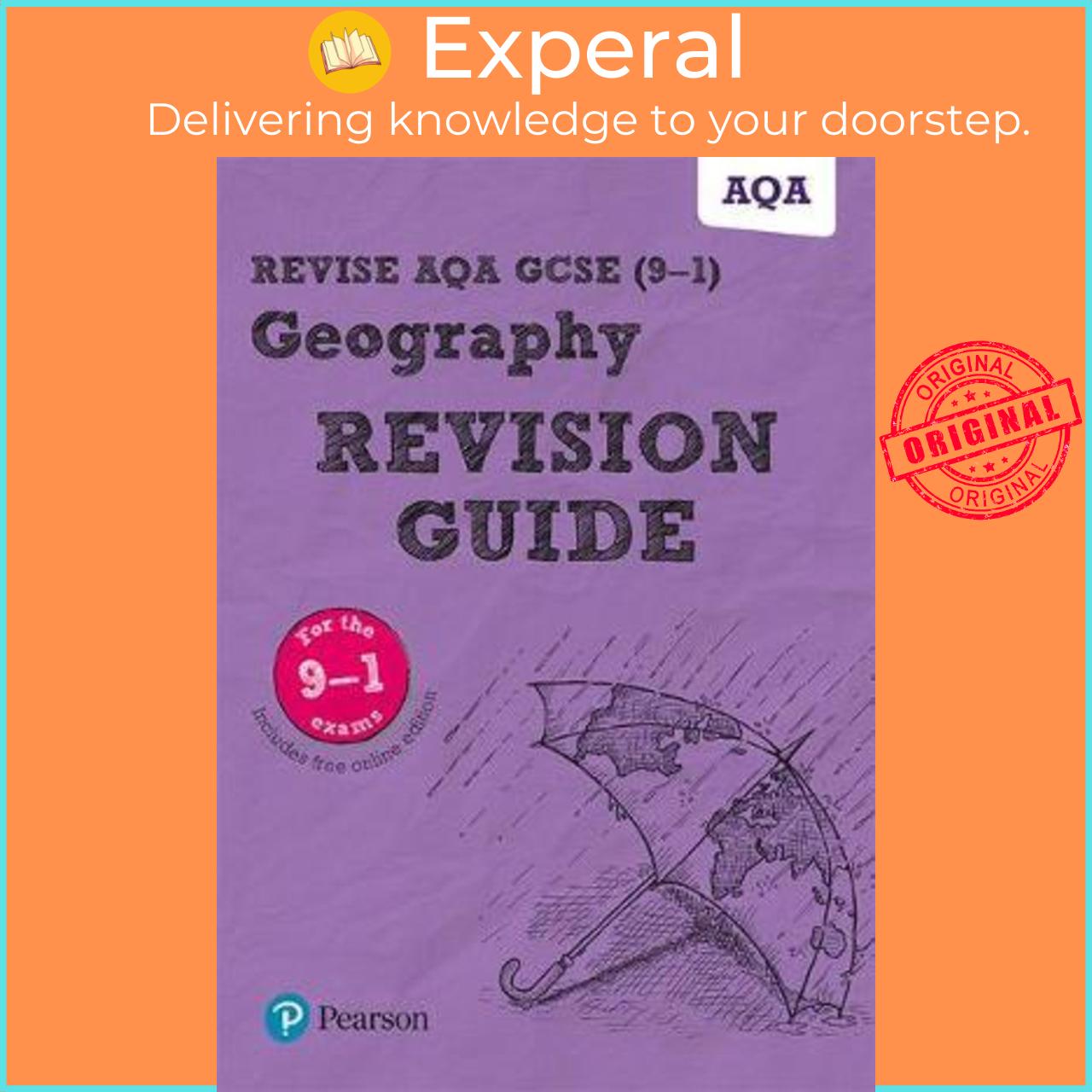 Sách - Revise AQA GCSE Geography Revision Guide : (with free online edition) by Rob Bircher (UK edition, paperback)