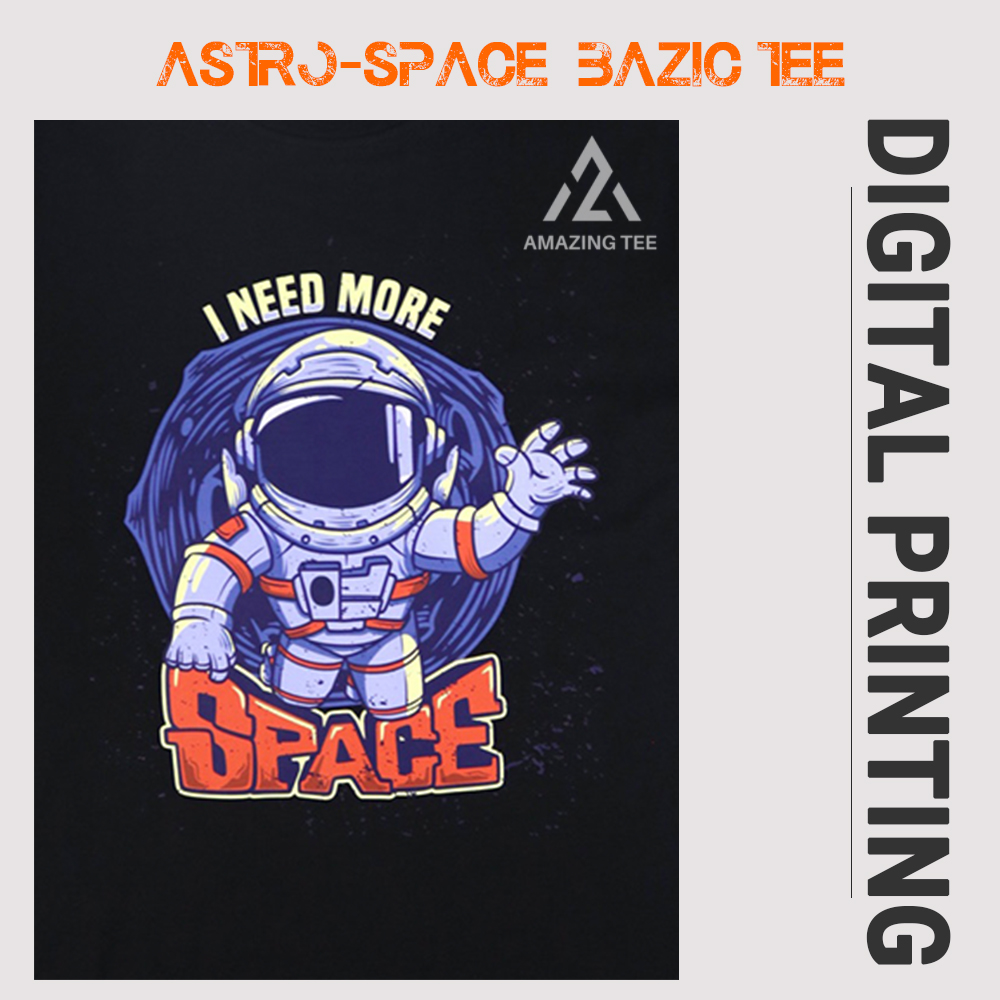 Áo Thun Nữ Cổ Tròn Cao Cấp Bigsize Aztee - Astro-Space Basic Tee - Cotton Tự Nhiên Siêu Thoáng Mát