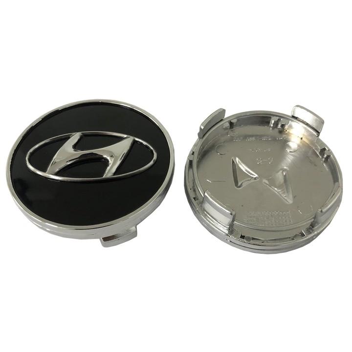 Logo chụp mâm, ốp lazang bánh xe ô tô Hyundai HY-60 Kích thước 60mm