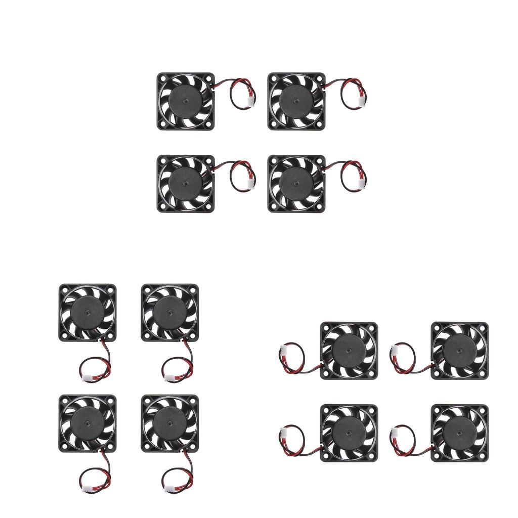 12PCS 12V 2Pin 40mm 4cm Fan Silent Computer Cooler Cooling Fan PC