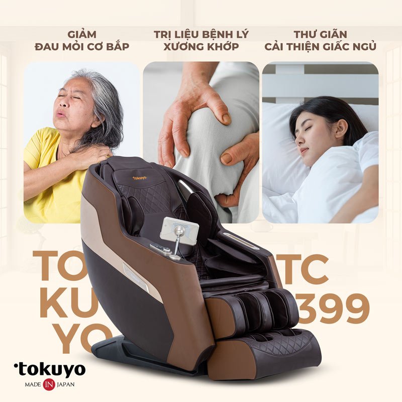 Ghế massage Nhật Bản Tokuyo TC-399