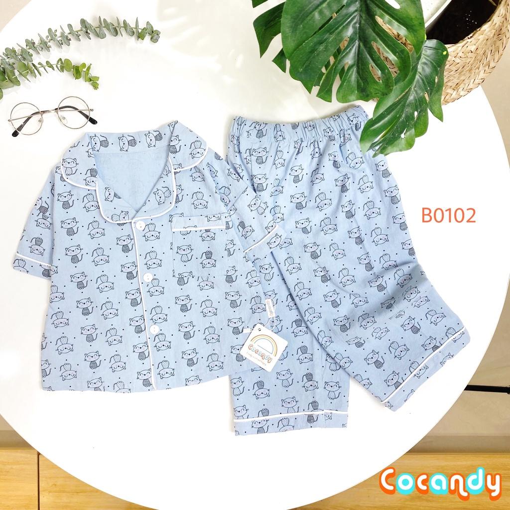 Bộ Pijama hình thú dễ thương bé trai, bé gái của COCANDY mã B0101,B0102,B0103