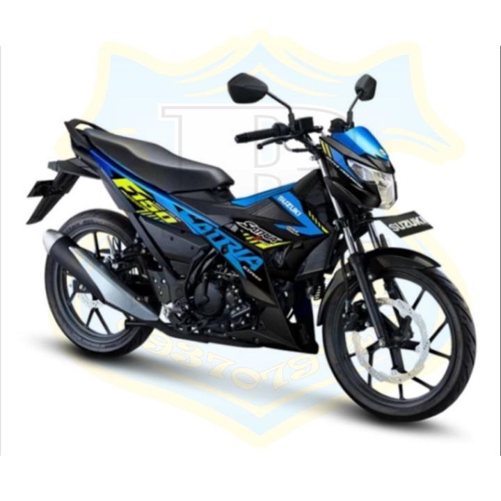 Tem rời dành cho satria fi 2021 xanh đen