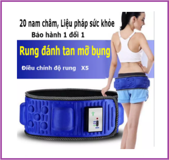 Máy Mát xa  bụng tăng cơ. Đai  Massage  toàn thân cho cả nam và nữ giúp thân hình thon gọn. MAY mat xa Rung Tan Mỡ .