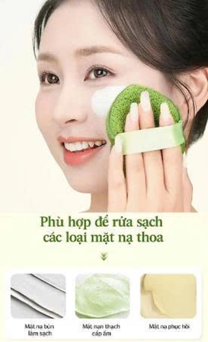 [KoSuyTu]  COMBO 3 BÔNG MÚT RỬA MẶT AMORTALS – SẠCH SÂU, MỊN DA, CỰC DỄ THƯƠNG