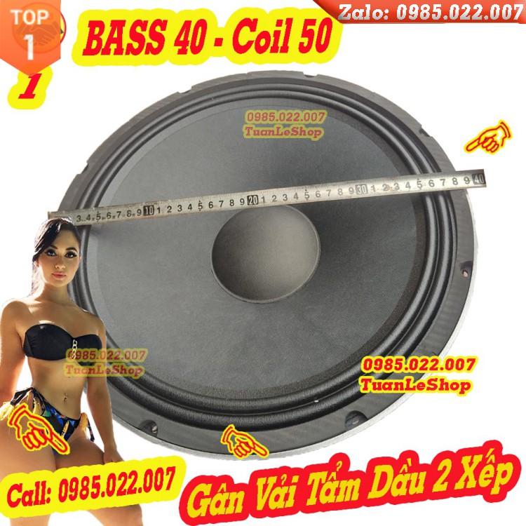 2 LOA BASS 40 COIL 50 TỪ 156 GÂN VẢI - BASS 4 TAC COI 50 - GIÁ 02 CHIẾC