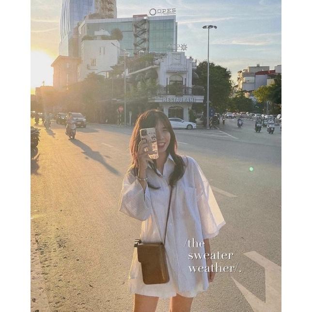 Sơ mi sọc Oversize
