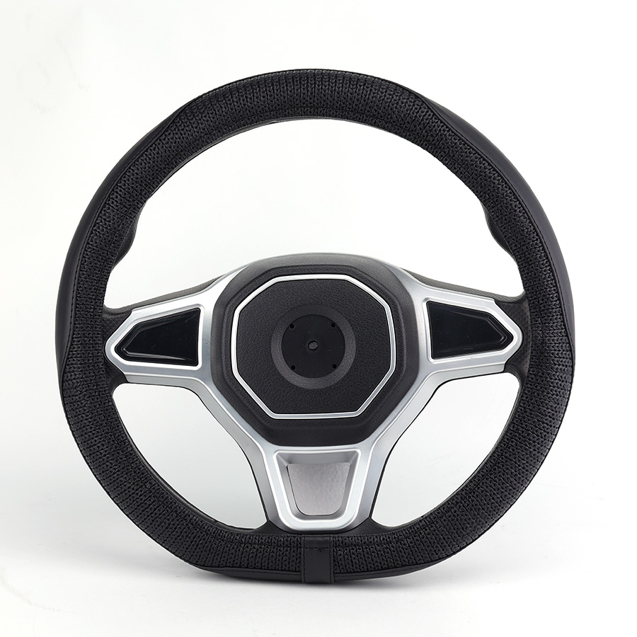 Bọc Vô Lăng D-Cut CIND E011D Size M Màu Đen Da PU Lõi TPE Chống Trượt Siêu Êm - Nhập Khẩu Chính Hãng