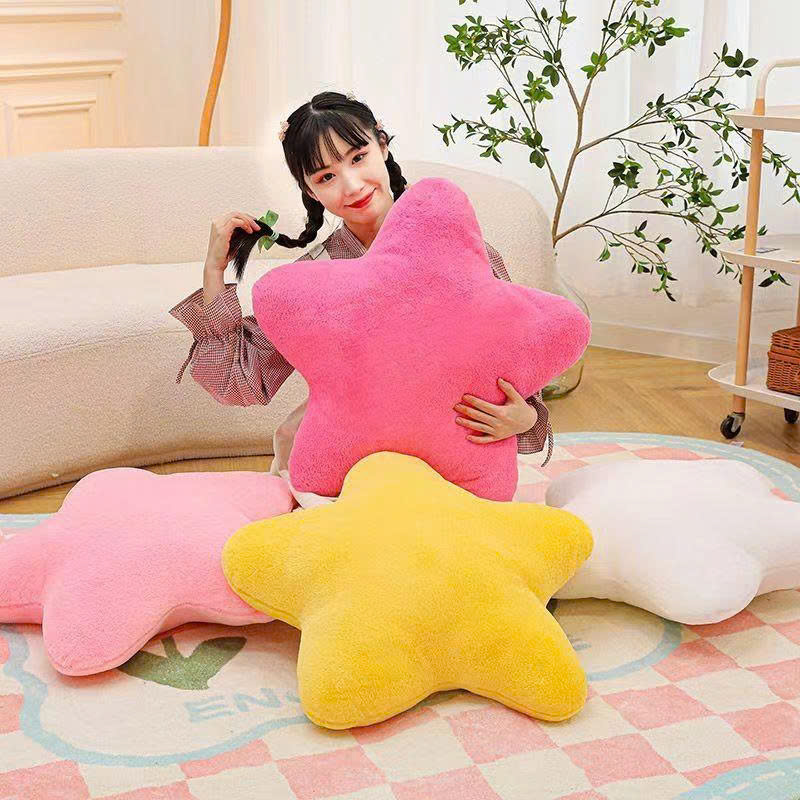 Gối ôm hình ngôi sao may mắn Lucky Star siêu mềm mịn (30cm---&gt;60cm) Thú bông ngôi sao cute êm ái, an toàn cho trẻ nhỏ