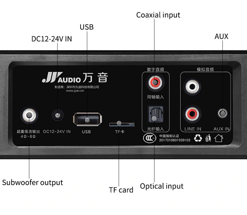 Loa Soundbar Bluetooth âm thanh vòng Surround 5.1 trung thực tích hợp 02 micro không dây chuyên dùng hát KARAOKE và nghe nhạc chất lượng cao trong gia đình