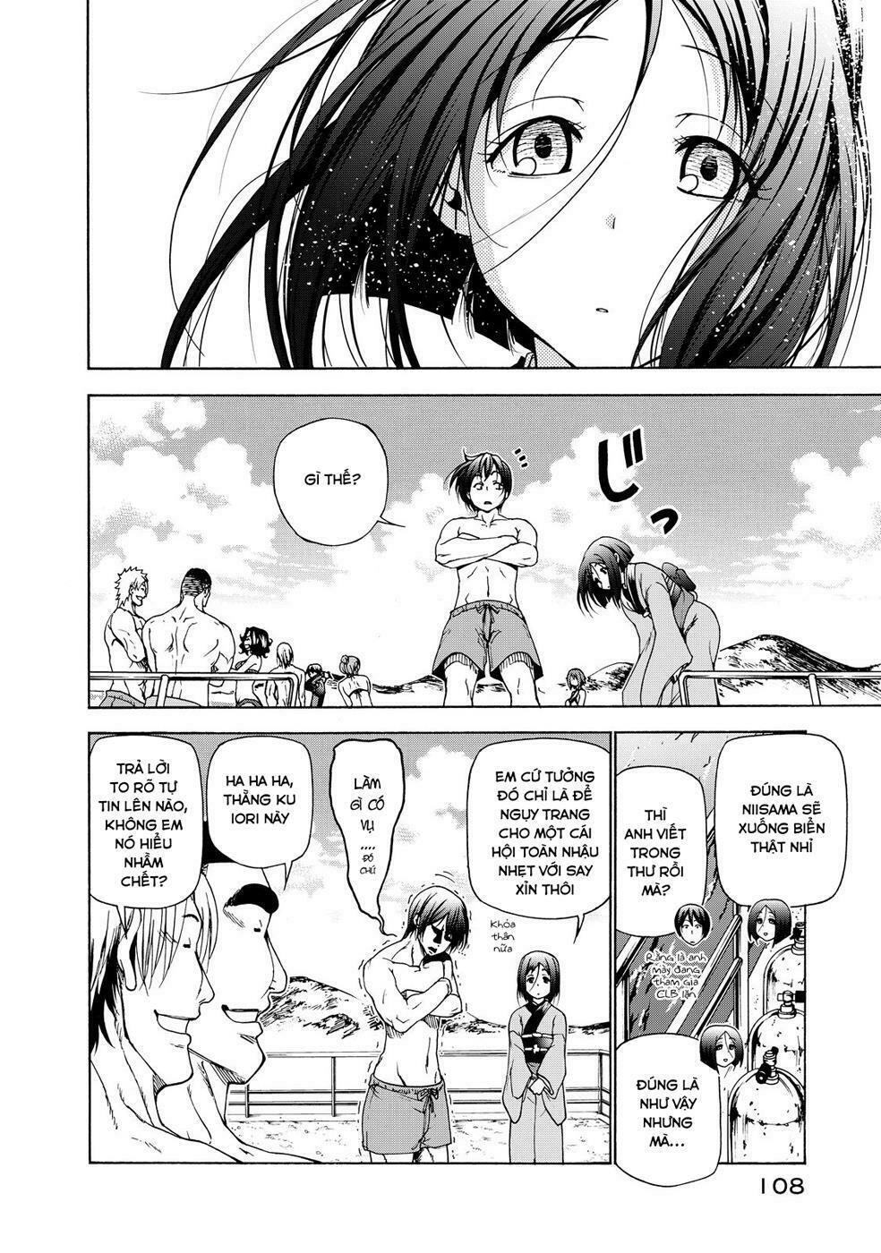 cô gái thích lặn - grand blue chapter 28 18