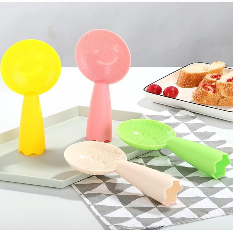 Muỗng Xới Cơm Hình Mặt Cười Đáng Yêu - Vá Múc Cơm Chịu Nhiệt Tốt An Toàn