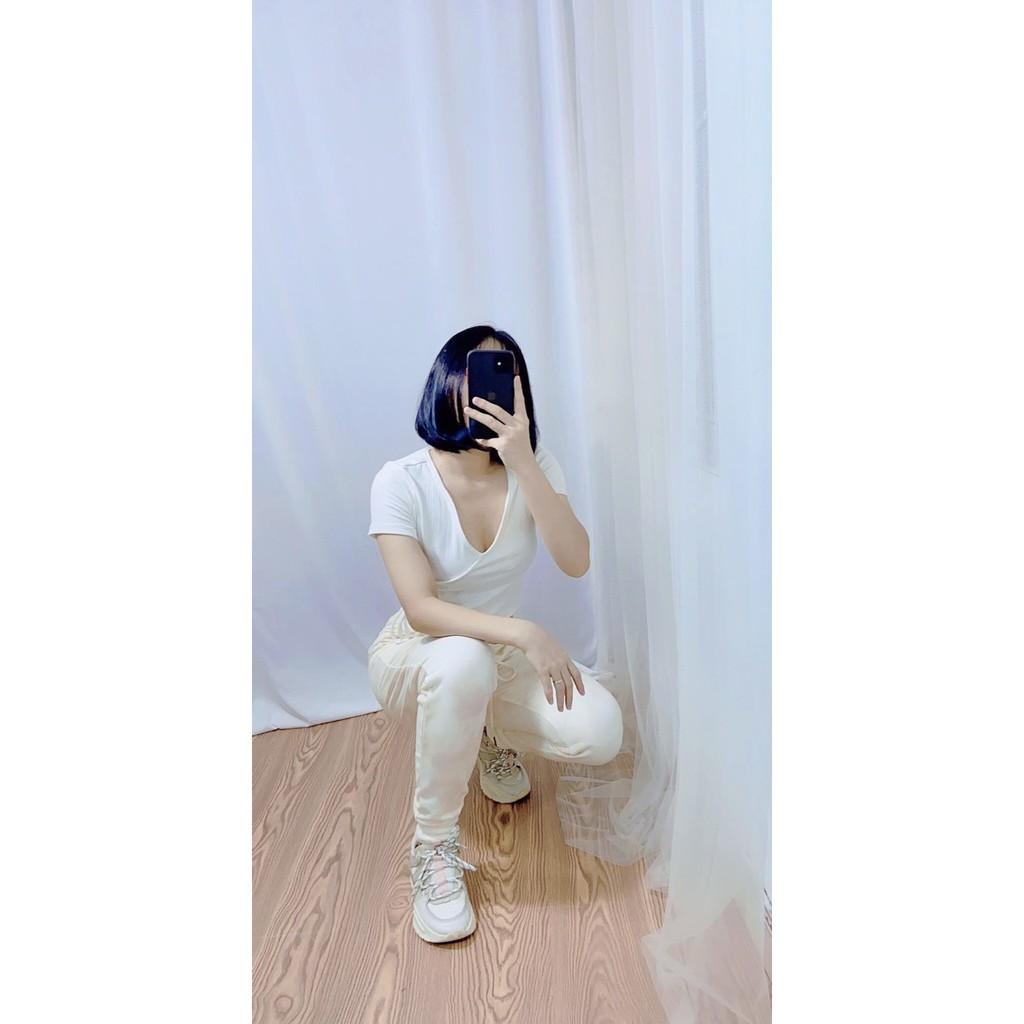 Quần jogger nữ Star Above dư xịn siêu đẹp chất nỉ bông mềm mướt form quần thời trang cá tính XanhHouse