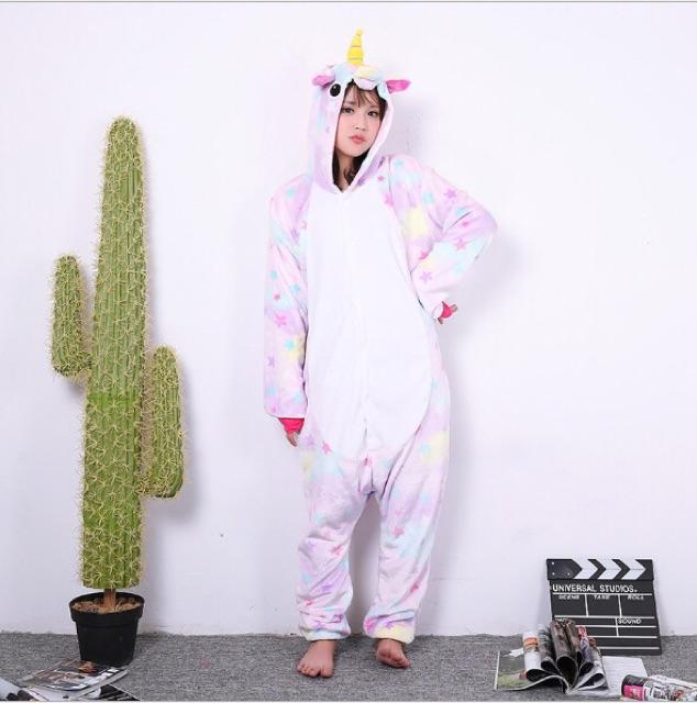 Bộ đồ thú Unicorn Sao Người lớn