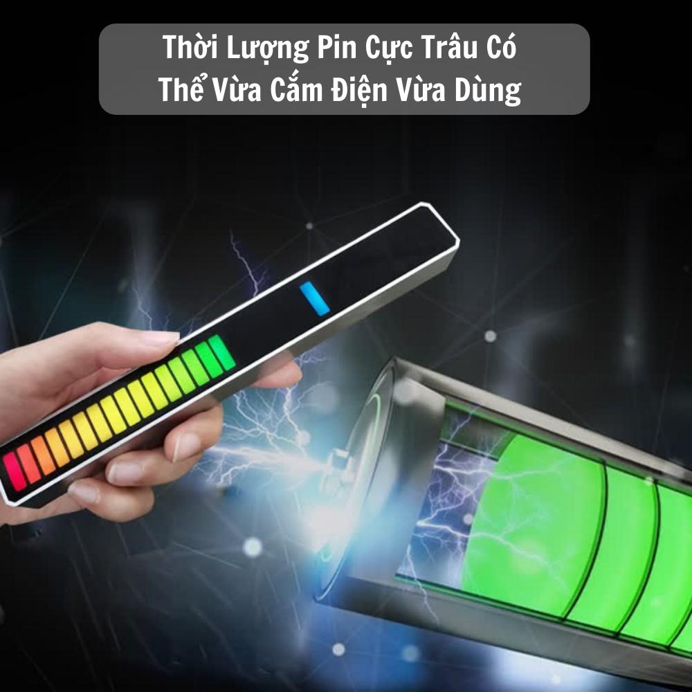 Đèn Led RGB, Thanh Đèn Cảm Ứng Nháy Theo Nhạc Máy Tính, Xe Hơi Điều Khiển Qua APP BLUETOOTH TIME HOME