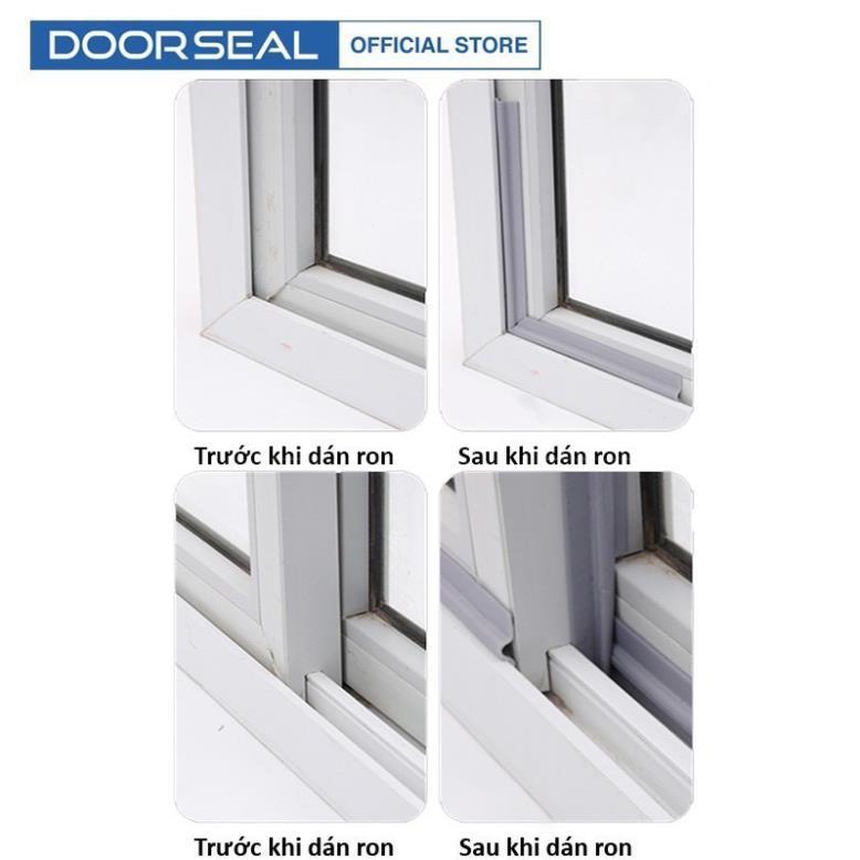 Ron Dán Chắn gió lùa, chống ồn, Chặn Khe Cửa Ngăn Côn Trùng, Bụi Bẩn,Cách Âm