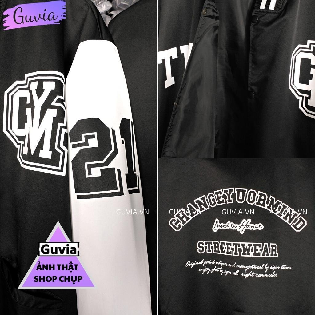 Áo Khoác Bomber Dù In TM CYM Cao Cấp Form Rộng Nam Nữ Ulzzang Unisex Thời Trang