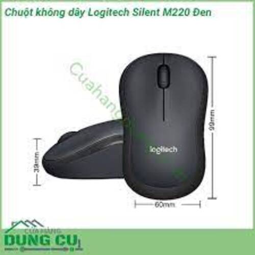 COMBO 2 CHUỘT KHÔNG DÂY M220 MÀU ĐEN