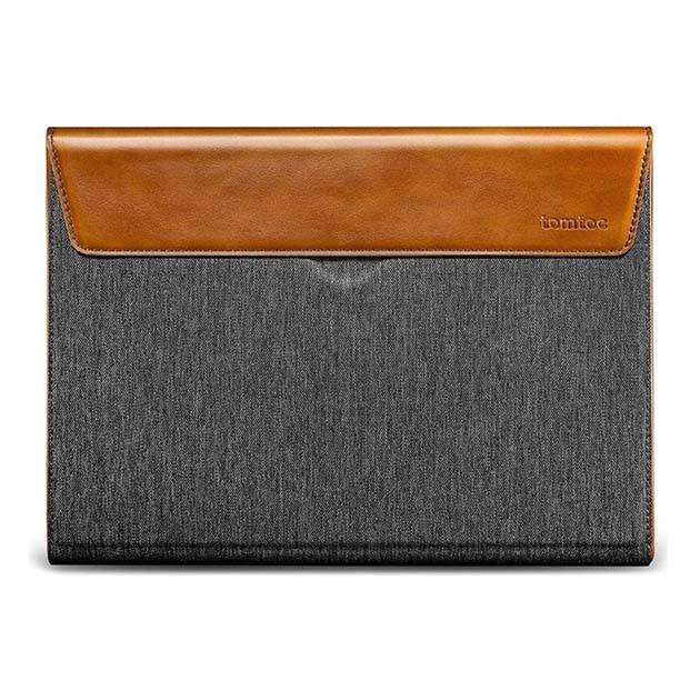 Túi Tomtoc Premium Leather For Macbook Pro 15″ - Gray chính hãng