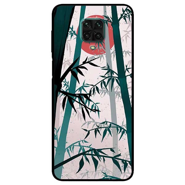Ốp lưng dành cho Xiaomi Redmi 9s - 9 Pro - 9 Promax mẫu Trúc Trăng Đỏ