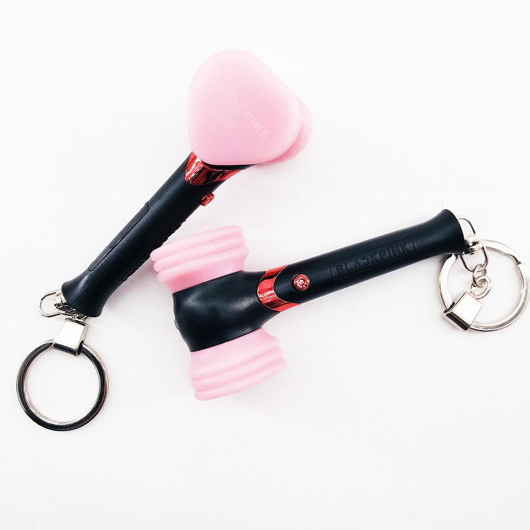 Móc khóa Blackpink lightstick keyring tặng sticker Blackpink