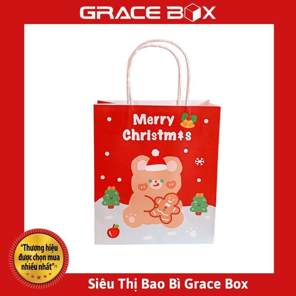 Túi Giấy Quà Tặng Giáng Sinh - Túi Giấy Quà Tặng Noel Siêu Dễ Thương - Siêu Thị Bao Bì Grace Box