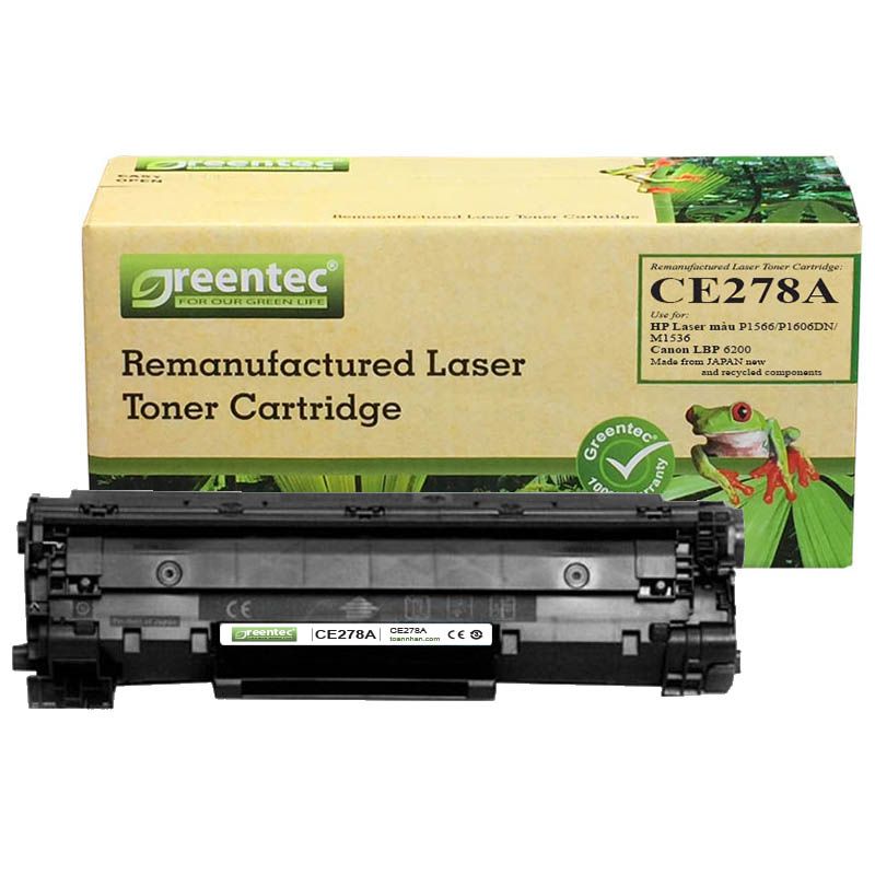 Mực In Laser Đen Trắng Greentec 78A - Hàng Chính Hãng
