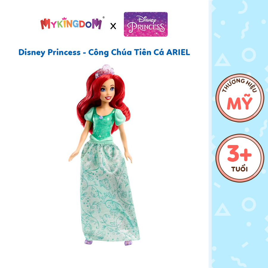 Đồ Chơi Disney Princess - Công Chúa Tiên Cá Ariel Disney Princess Mattel HLW10/HLW02