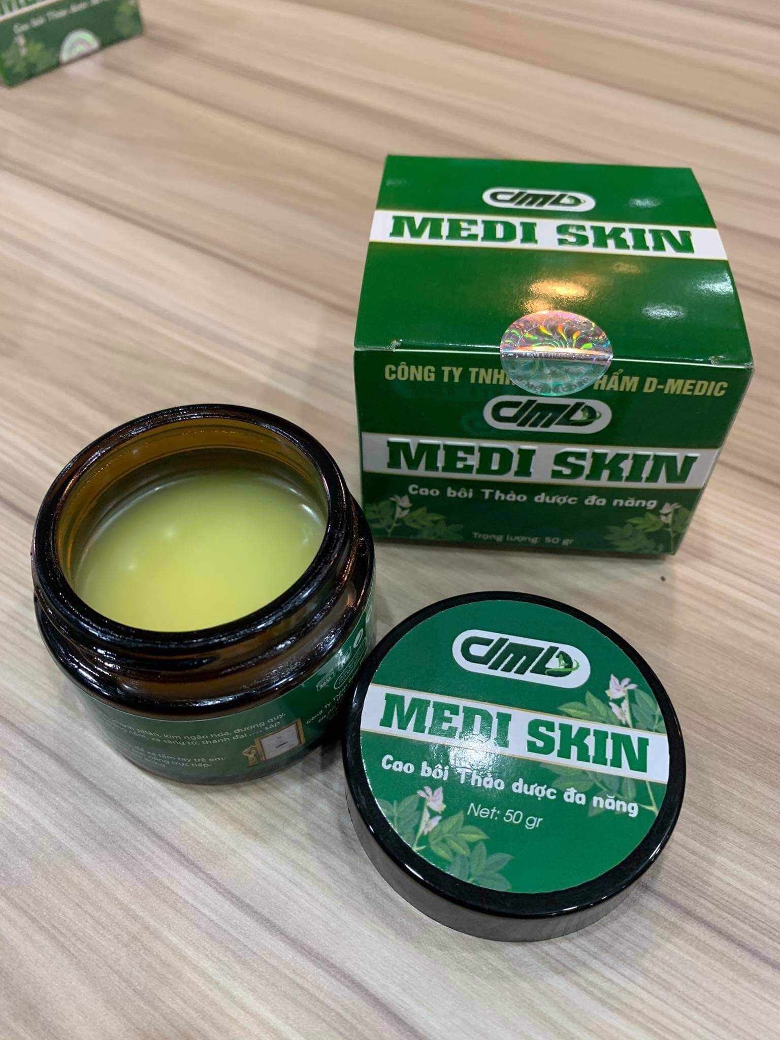 Cao bôi thảo dược Medi Skin Cao Bôi Đa Năng Ngăn Ngừa Nấm Da Hộp 50gram