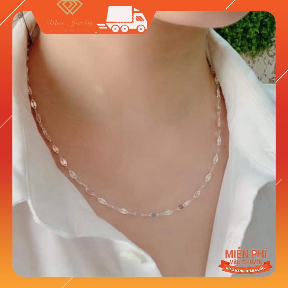 DÂY CHUYỀN BẠC TA DẠNG PHAY LÁ